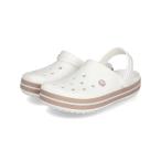 crocs クロックス CROCBAND CLOG 軽量 レディースサンダル サボ クロックバンドクロッグ 11016 1WE ホワイト/ピンクキャラメル