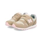 new balance ニューバランス IZ373 ベビーシューズ 330373 EE2 GF ベージュ ピンク