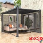 屋外格納式パーゴラ、アルミニウムアーチ型パティオパーゴラ、高耐久パーゴラシェード、特大パティオシェルターパビリ