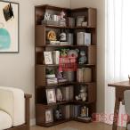 ショッピングコーナー コーナーシェルフ、L字型コーナー本棚、オープンディスプレイシェルフラック、バッフル付きコーナー本棚、リビングルーム、キッチン、バルコニー用