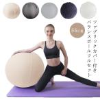 バランスボール 球クッション ヨガボール 55cm(身長160-165cm) カバー付き コーデュロイ 春 秋 夏 冬 エクササイズ ヨガボール スト