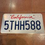  номерной знак California 5THH588 M36 USED товар номерная табличка calfornia интерьер America смешанные товары Гаваи смешанные товары usdm jdm hdm moon I z
