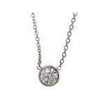  колье K18WG( белое золото ) бриллиант 0.309ct цепь длина [ полный размер ]36/40.5cmso-ting имеется б/у произведена отделка бесплатная доставка ломбард лот 