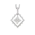  колье Pt850/Pt900( платина ) бриллиант 1.50ct цепь длина [ полный размер ] самый длинный 46cm оценка документы б/у бесплатная доставка ломбард лот 