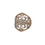  кольцо кольцо K18PG( розовое золото ) бриллиант 0.70ct [ полный размер ]11 номер б/у произведена отделка бесплатная доставка ломбард лот 