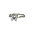  кольцо кольцо Pt900( платина ) уход бриллиант 0.06* бриллиант 0.47ct [ полный размер ]10 номер цветок цветок б/у произведена отделка бесплатная доставка ломбард лот 