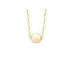 MIKIMOTO Mikimoto колье K18YG( желтое золото ) жемчуг цепь длина [ полный размер ]38.8/42.5cm б/у бесплатная доставка ломбард лот 