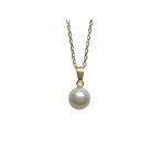 MIKIMOTO Mikimoto колье K14( Gold ) жемчуг цепь длина [ полный размер ]40.3cm б/у произведена отделка бесплатная доставка ломбард лот 