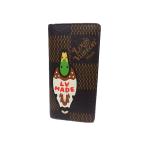 LOUIS VUITTON Louis * Vuitton porutofoiyu*bla The N60393 2. складывать длинный кошелек Damier *ja Ian toNIGO сотрудничество Duck иллюстрации LV MADE б/у бесплатная доставка ломбард лот 