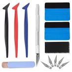 DanYun カーラッピングフィルム貼り付け工具キット カーボンシート カーフィルム フェルトスキージ スキージ