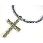 モルダバイト/ネックレス/十字架クロス（Lサイズ）/グレースピネル 爆買