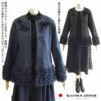 ベルパーチ Belpaci お花＆レースモール切替ストレッチデニムジャケット 日本製 洗える ジャケット レディース 春 夏 秋 冬 Ｇジャン デニムジャケット 黒 紺