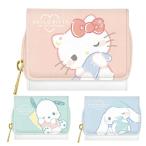 кошелек ребенок девочка Sanrio ..... серии k Lux раунд три складывать кошелек Mini кошелек Kids Junior Cinnamoroll Pochacco Kitty симпатичный 