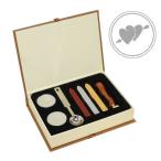WAXLABO воск labo cургуч ... штамп рисунок : Heart .. комплект .. в подарок свадьба праздник .