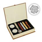 WAXLABO воск labo cургуч ... штамп рисунок : роза .. комплект .. в подарок свадьба праздник .