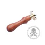 WAXLABO воск labo штамп cургуч ..... череп каркас диаметр 2.5cm