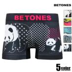 BETONES/ビトーンズ ANIMAL4 ボクサーパンツ 3D立体形成 シームレスボディ 吸湿速乾 ストレッチフィット ノンストレス フリーサイズ