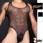 боди мужской DEEP NOVA/ глубокий noba сеть сетка длина ног открытый - ikatto нога высокий ноги Leotard .. прозрачный 