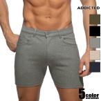 ADDICTED/アディクティッド SVELTE SHORTS コットン 綿 ショートパンツ 短パン 男性 メンズ ボトムス スリムフィット