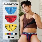 メンズビキニ ブリーフ G-station/ジーステーション 極薄水着系生地 ウエストバンド付き メンズビキニブリーフ 男性下着