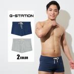 G-Station/ジーステーション 1分丈 ワッフル生地 ショートパンツ 短パン ルームウェア パジャマ 部屋着 ボトムス メンズ