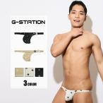 メンズTバック ブリーフ G-Station/ジーステーション 軽量 通気性 星柄プリント 男性下着 メンズ 星柄 スター マイクロTバック 立体縫製
