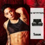 G-Station/ji- стойка прозрачный × атлас style sexy половина майка костюм топ на бретелях premium коричневый ina