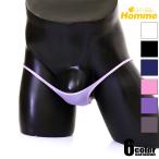 [La-PommeHomme/la Poe m* Homme ] унисекс прозрачный .. sexy высшее маленький Rollei z Mini внутренний микро T-back нижнее белье 