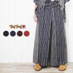 ワイドパンツ レディース きれいめ ウエストゴム ！さらさらレーヨンストライプ ラップパンツ フレア バギー ロング丈 ガウチョ スカーチョ