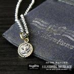 ネックレス シルバー925 メンズ レディース ペンダント チェーン付 ハト 平和の象徴 鳩 真鍮 ブラス コンビカラー good vibrations グッドバイブレーション