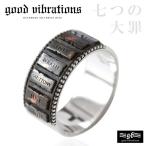 リング シルバー925 指輪 メンズ 七つの大罪 キリスト教 シルバー 18号 20号 22号 good vibrations グッドバイブレーション