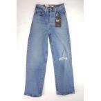 リーバイス Levi's PREMIUM RIBCAGE STRAIGHT くるぶし丈 新品 ダメージ加工 プレミアム ビッグE ストレート ジーンズ ｗ26 L27