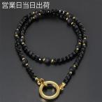 ショッピングFORCE コランコラン COLANCOLAN FORCE 5 4ミリ ブラックスピネル ネックレス ゴールド・ブラック マイナスイオン リラックス ストーン