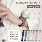 【11 SE3 シリーズ対応】アップルウォッチ バンド マグネット ステンレス 46mm apple watch バンド Series11 10 9 8 7 6 5 4 3 SE ultra アップルウォッチ バン