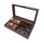  День отца рука кейс для часов очки кейс из дерева . старый кейс для часов 6шт.@ для прямоугольный часы кейс место хранения box кейс для коллекции перевозка удобный compact pre zen