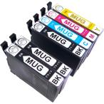 MUG-4CL + MUG-BK×2 お得な6個セット epson エプソン 互換インクカートリッジ マグカップ 4色+黒2本 残量表示 EW-452A EW-052A 純正同様