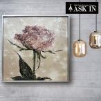 クリスタルアート アニイザベラ485　アートパネル 41x41cm 写真 おしゃれ キラキラ ゴージャス バラ ローズ