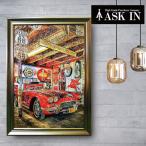 クリスタルアート　シカゴ363　アートパネル 47x67cm 写真 おしゃれ キラキラ ゴージャス 車 ASK IN アスクイン