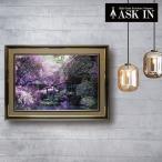 クリスタルアート　ガーデン418　アートパネル 85x65cm 写真 おしゃれ キラキラ ゴージャス アスクイン ASK IN