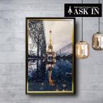 クリスタルアート リフレクションタワー360 43x63cm パリ エッフェルタワー かわいい おしゃれ キラキラ かっこいい ゴージャス アスクイン ASK IN