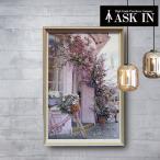 クリスタルアート ローズハウス410 44x64cm ローズ かわいい おしゃれ キラキラ かっこいい ゴージャス アスクイン ASK IN