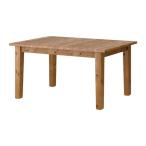 IKEA・イケア ダイニングテーブル　STORNAS 伸長式テーブル, アンティークステイン (001.768.48)