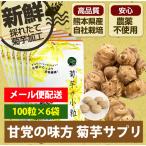 菊芋の小粒 お得6袋セット 菊芋 サプリ イヌリン 水溶性食物繊維 国産 農薬不使用 サプリメント 健康 スッキリ