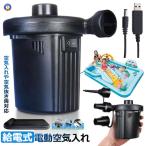 DC12V電源 小型 電動 エアポンプ 空気入れ エアーポンプ 空気抜き 3種 ノズル コンプレッサー 自動 レジャー 海水浴 車中泊 キャンプ AIRLINE