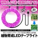 植物育成ライト 3m LED植物用 LEDテープライト 植物成長促進 光合成 促進 防水 USB対応 LEDテープ 植物育成ランプ 家庭菜園 室内園芸 野菜 SODATU