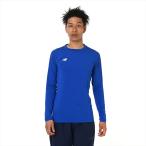 [1 пункт до почтовая доставка возможно ] [New Balance] New balance стрейч Crew длинный рукав внутренний рубашка (AMT55288)(RYB) королевский синий [ посылать за товар ]