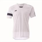 [1 пункт до почтовая доставка возможно ] [New Balance] New balance игра рубашка (JMTF0488)(WNV) белый / темно-синий [ посылать за товар ]