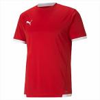 [1 пункт до почтовая доставка возможно ] [PUMA] Puma TEAM LIGA игра рубашка (705150)(01) Puma красный / Puma белый 