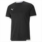 [1 пункт до почтовая доставка возможно ] [PUMA] Puma TEAM LIGA игра рубашка (705150)(03) Puma черный / Puma белый 