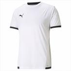 [1 пункт до почтовая доставка возможно ] [PUMA] Puma TEAM LIGA игра рубашка (705150)(04) Puma белый / Puma черный 